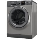 Outlet!! HOTPOINT NSWR 743U GK UK N 7 kg 1400 toeren wasmachine - Grafiet - Afbeelding 2