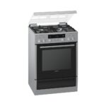Siemens HX74W535N Vrijstaand Gasfornuis met Elektrische Oven RVS