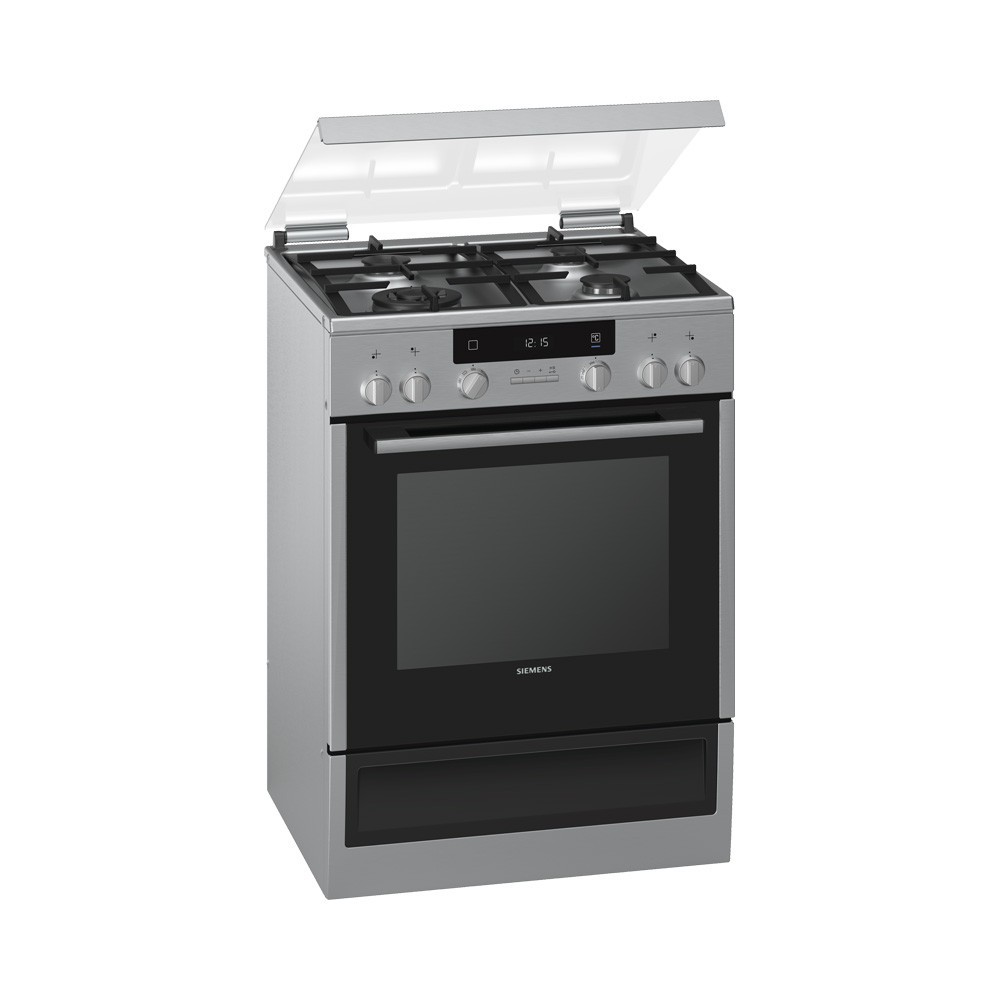 siemens-hx74w535n-gasfornuis-budgetplan-keukens-i_1 Siemens HX74W535N Vrijstaand Gasfornuis met Elektrische Oven RVS - Afbeelding 1