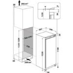 Outlet!! Bauknecht KSI 12GF3 -inbouw koelkast met vriesvak - Afbeelding 3