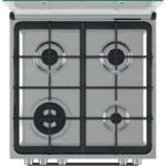 Whirlpool WS67G1CMX/MEA Vrijstaande gasfornuis grijs, roestvrij staal A - Afbeelding 4