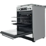 Whirlpool WS67G1CMX/MEA Vrijstaande gasfornuis grijs, roestvrij staal A - Afbeelding 3